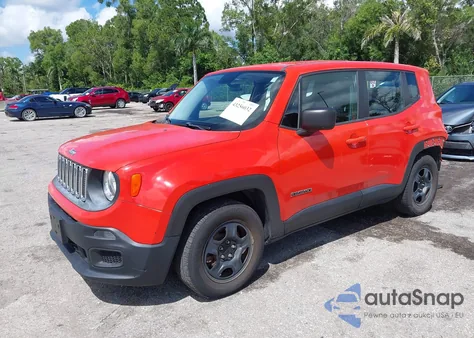 2016 Jeep Renegade Sport из США, поврежденный, VIN ZACCJAAT1GPD08324
